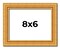 8x6 Solid Wood Antique Picture Frame with UV-Resistant Acrylic & Acid-Free Backing, Available in 4 Finishes: Bronze, Gold, Silver, and Gold with Black